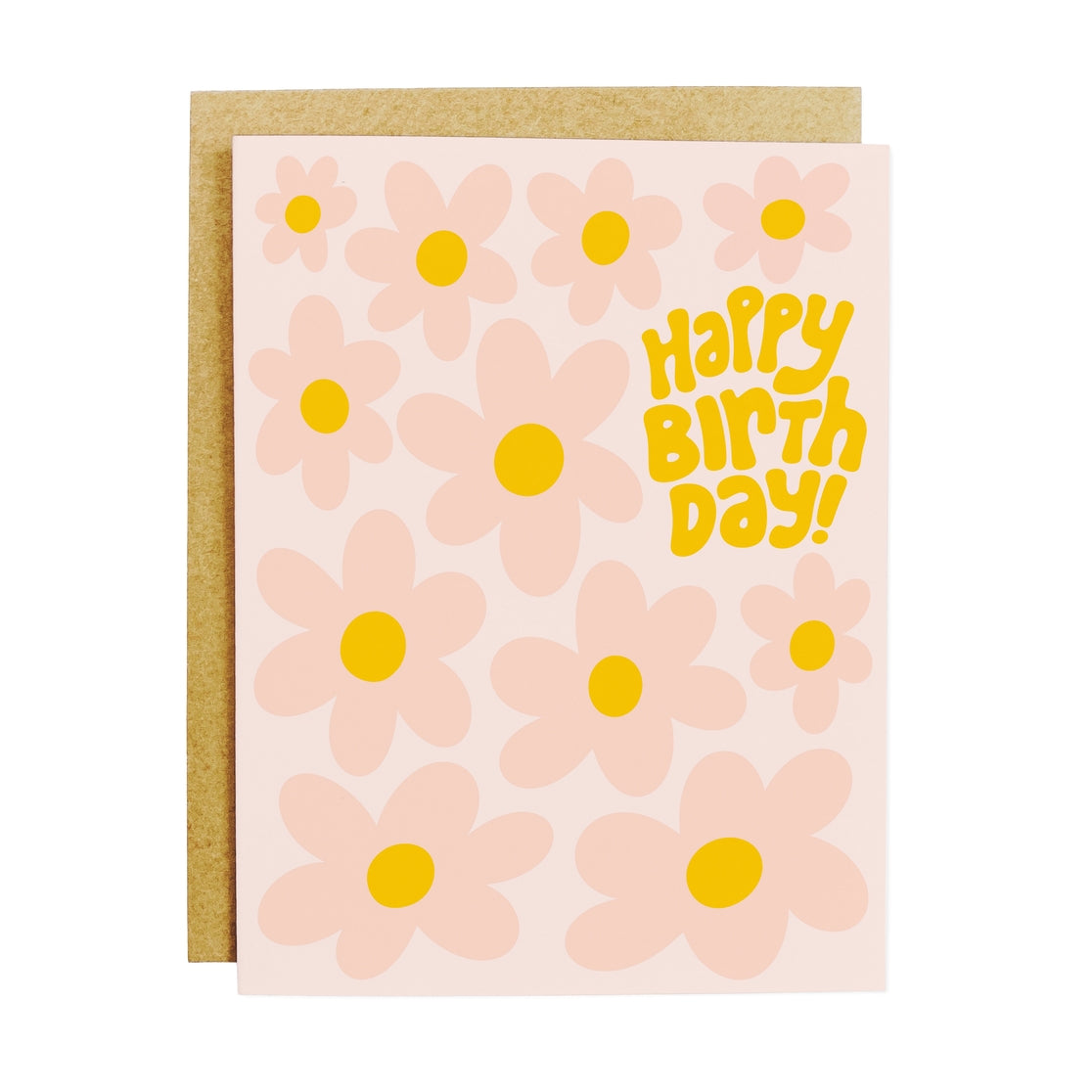Funky Floral Birthday Card