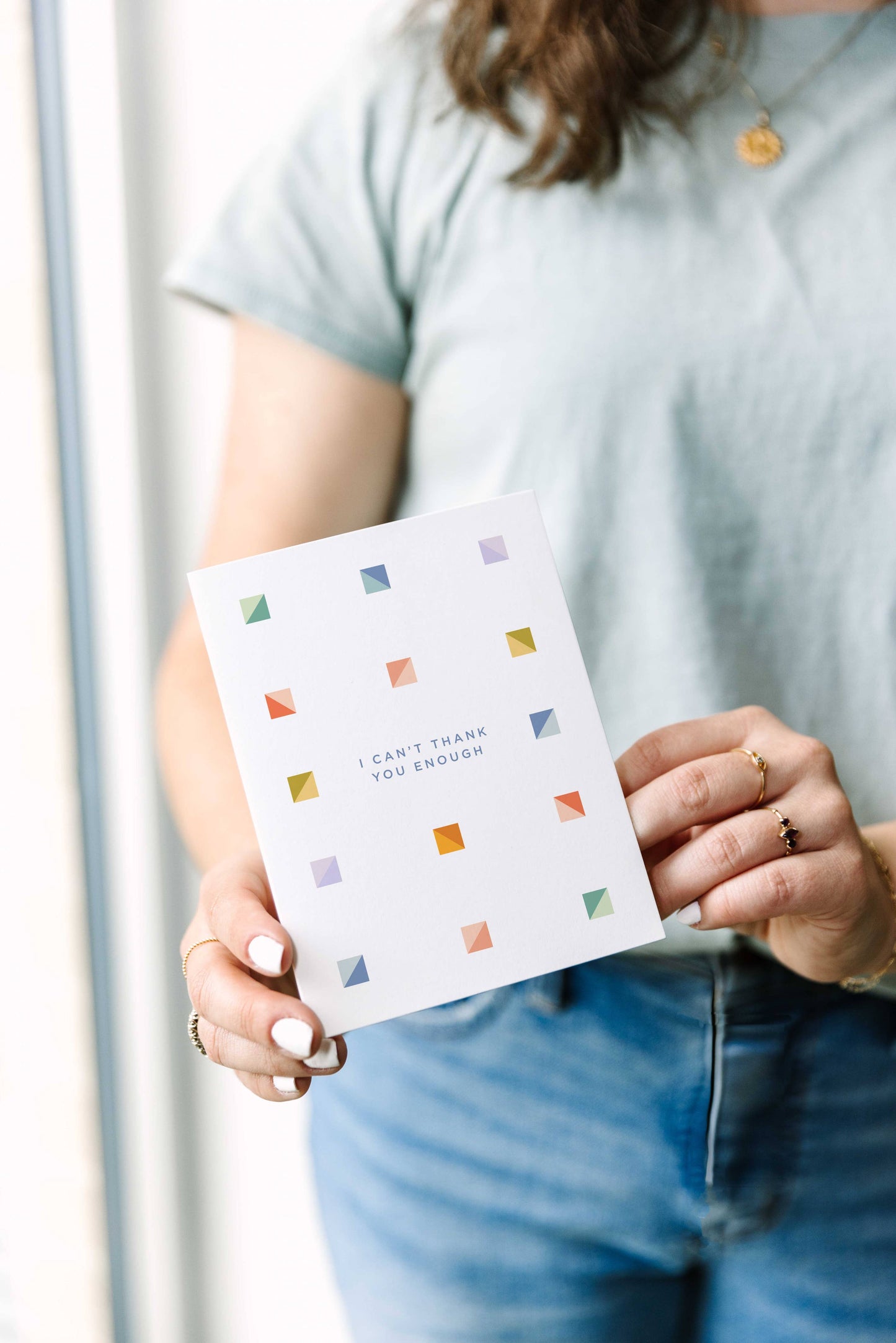 Quilt Squares | Thank You Greeting Card