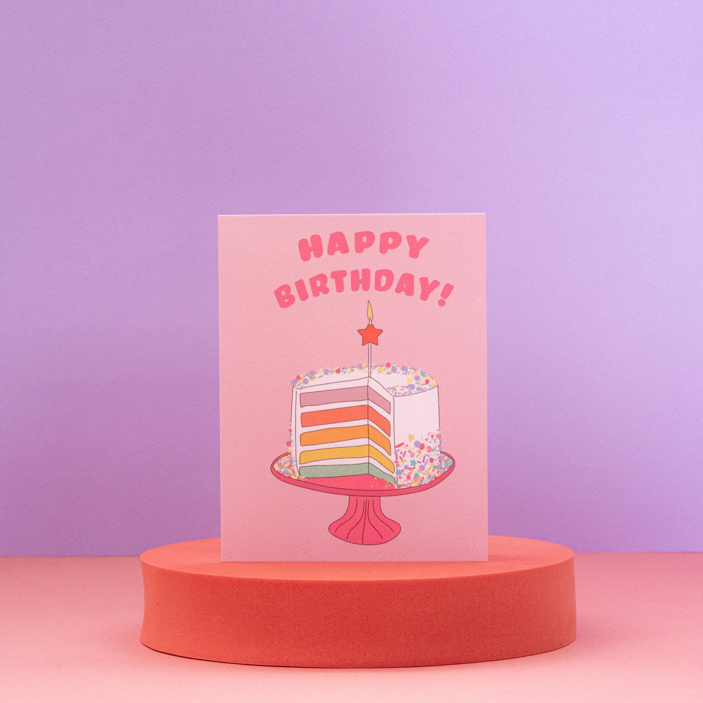 Birthday Rainbow Cake