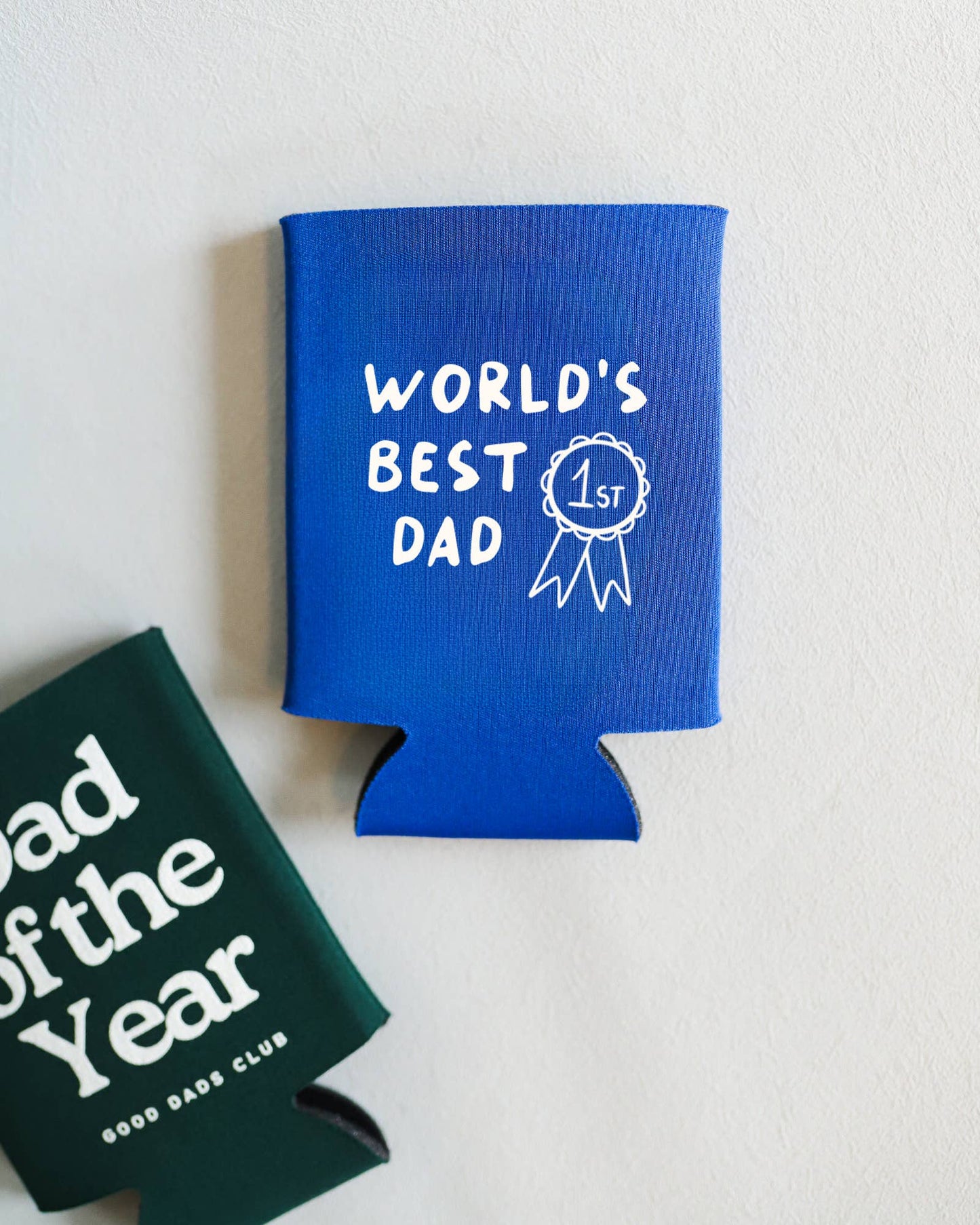 Best Dad Regular Can Koozie | Royal Blue