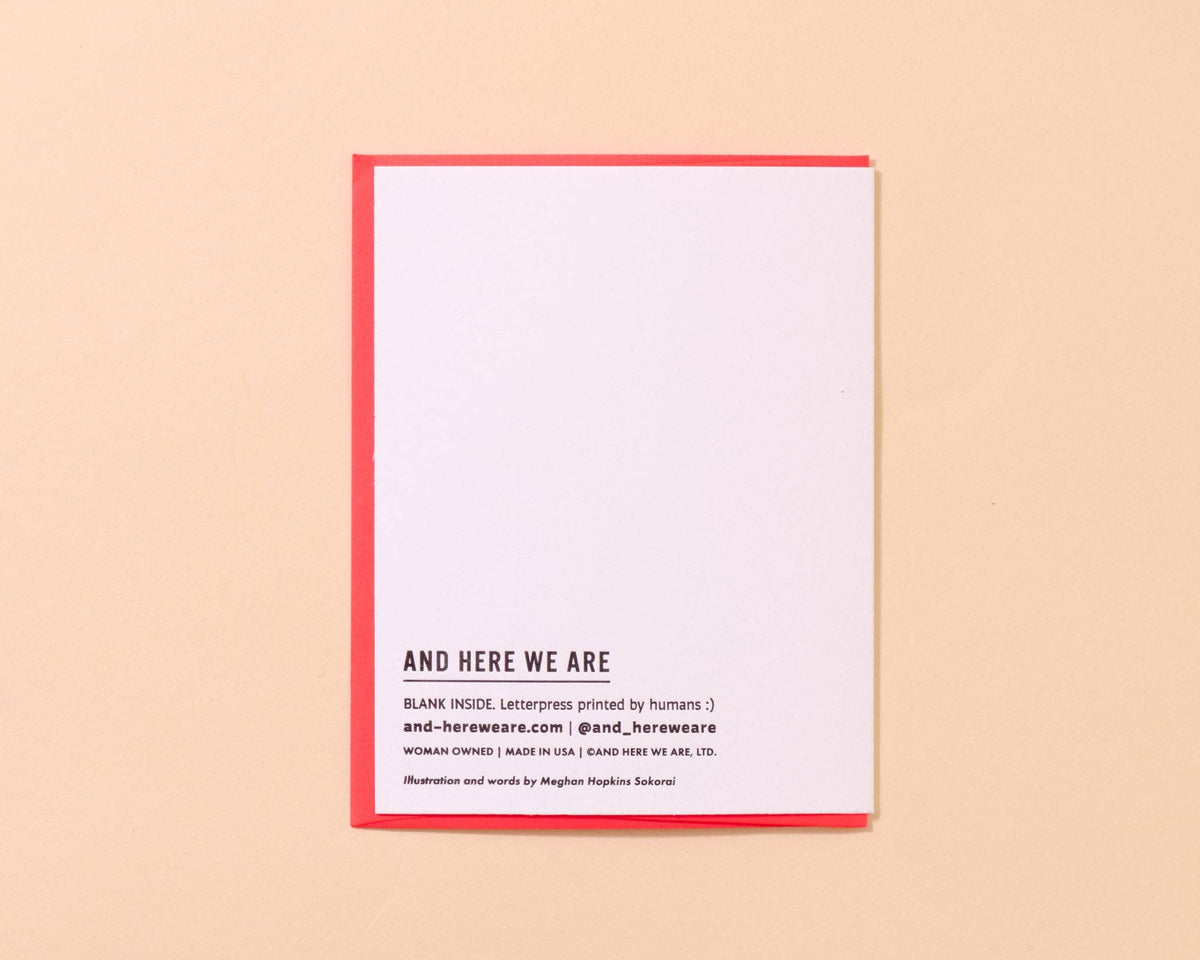 Letterpress Birthday Card—Bday Bucko (Cowboy, Western)