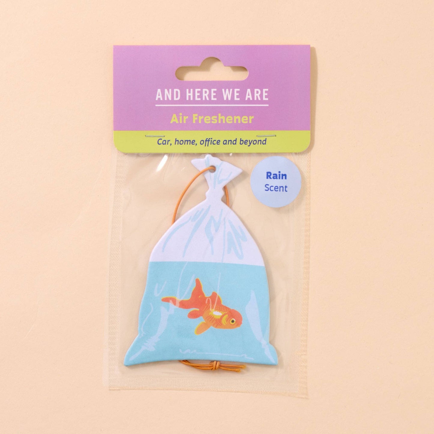 Car Air Freshener | Goldfish in a Bag Rain Scent