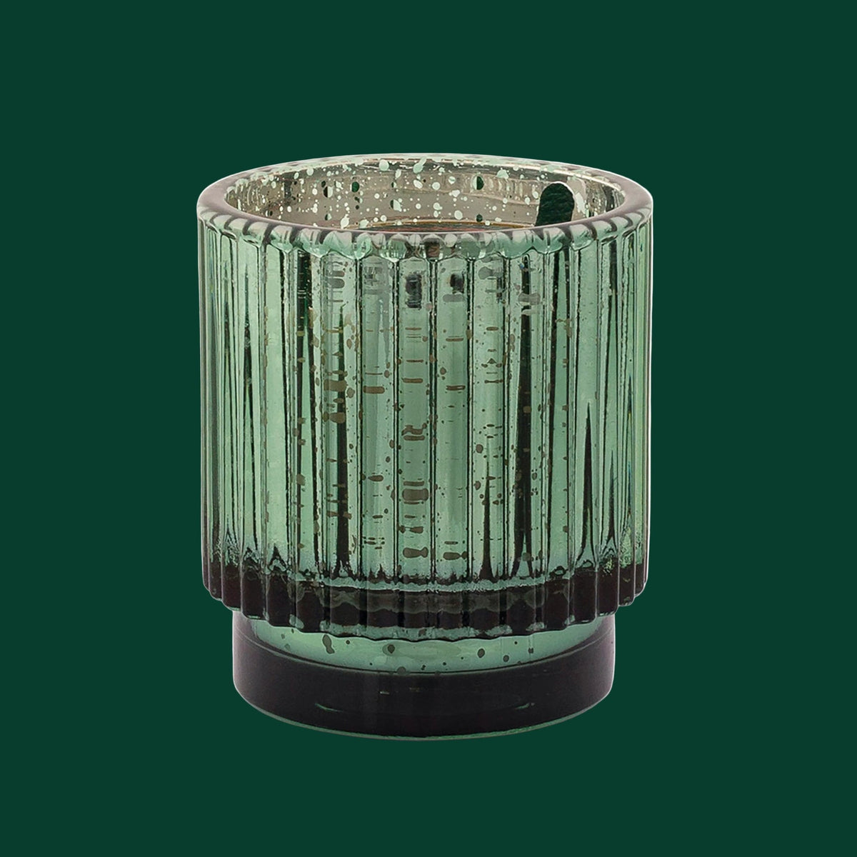 Paddywax 4.5oz Ribbed Mercury Candle | Cypress Fir