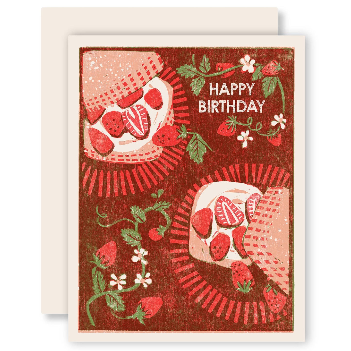 Strawberry Shortcake Birthday Card