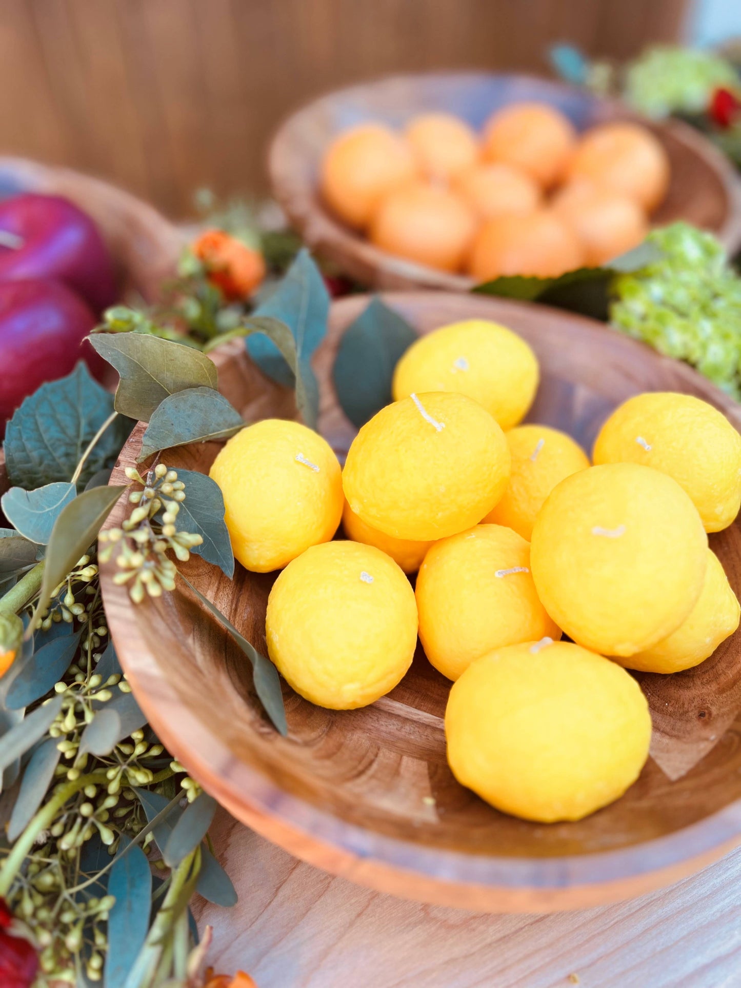 Lemon shaped Candle