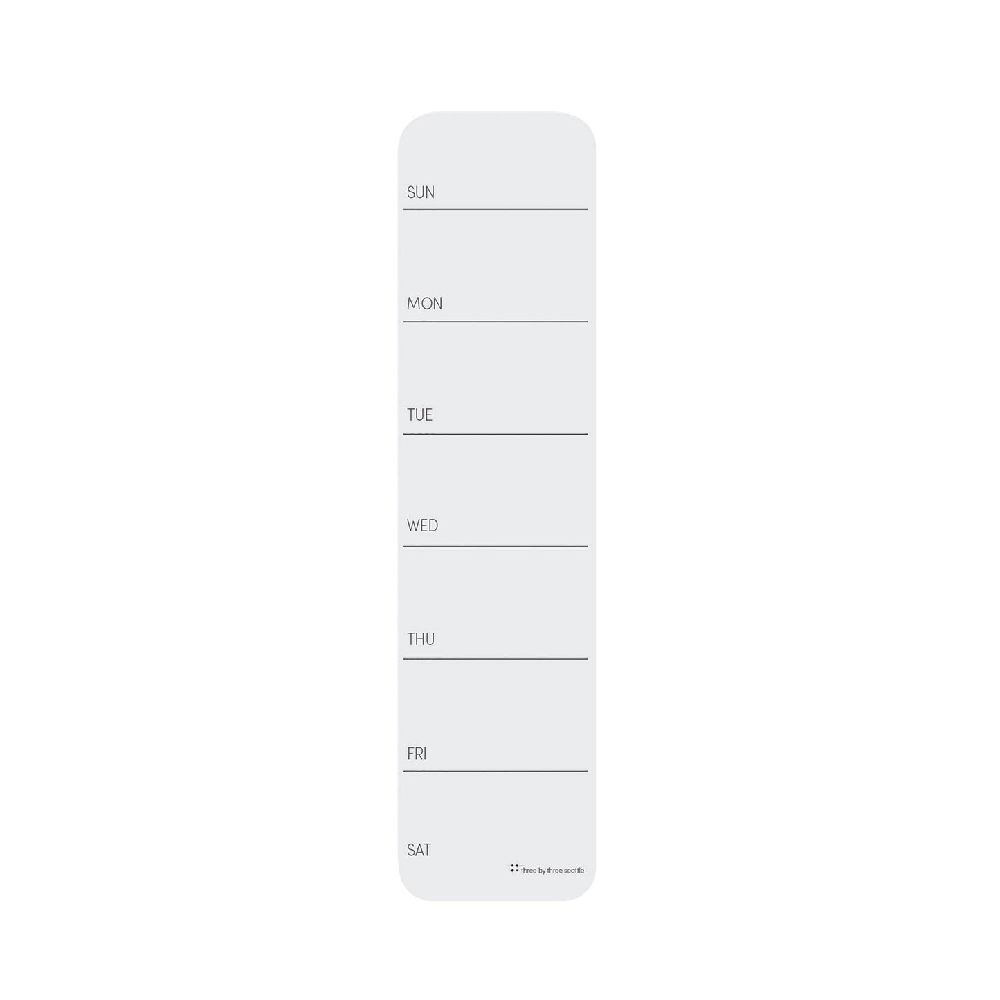 Up·date!™ Silicone Weekly Planner