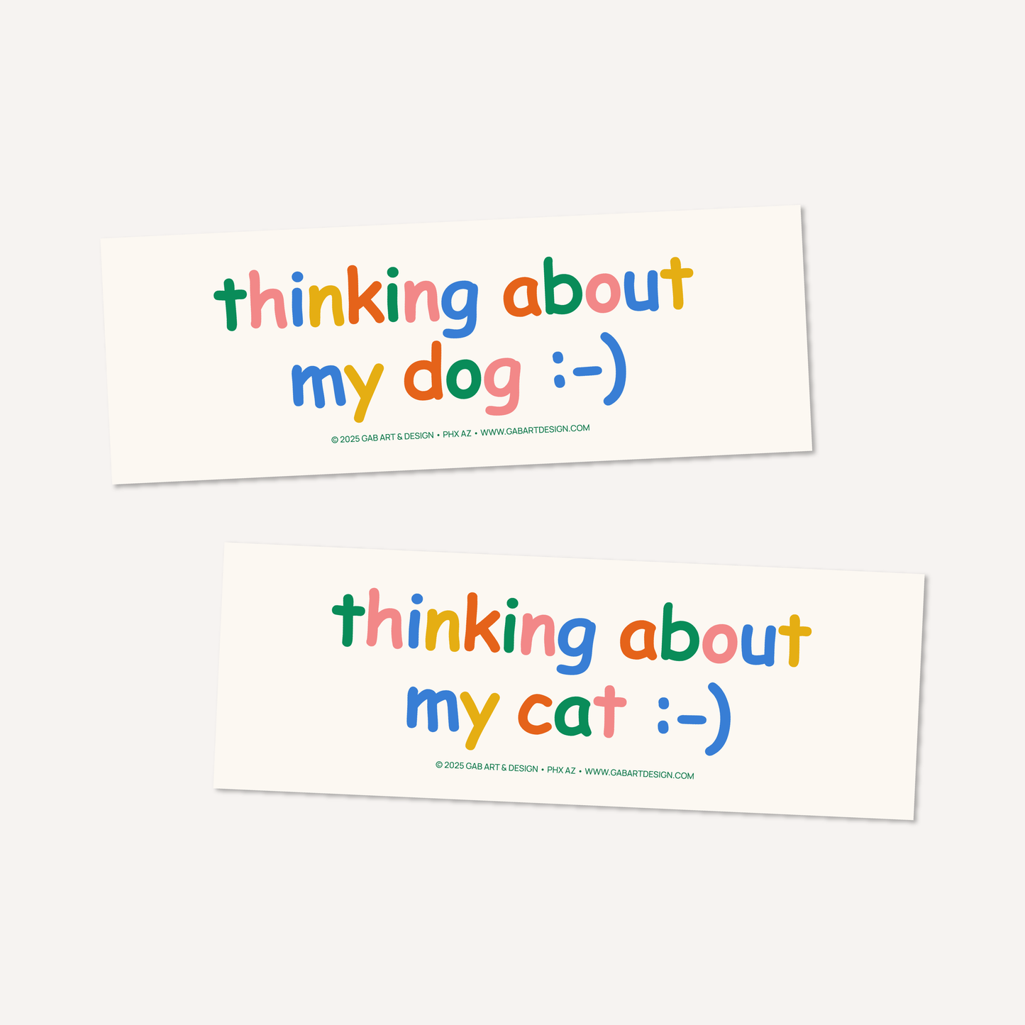 Thinking about my dog bumper sticker