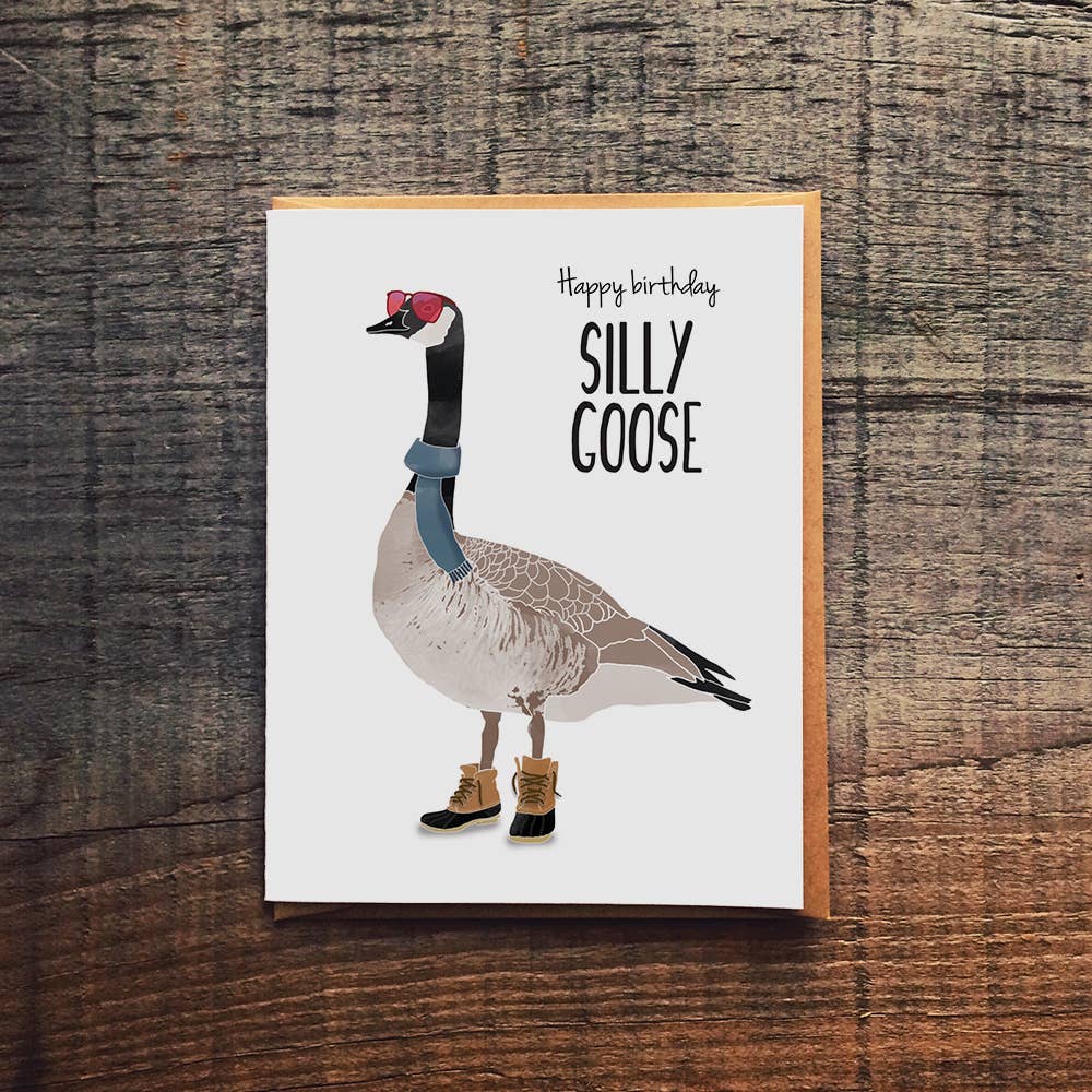 Silly Goose Birthday Card