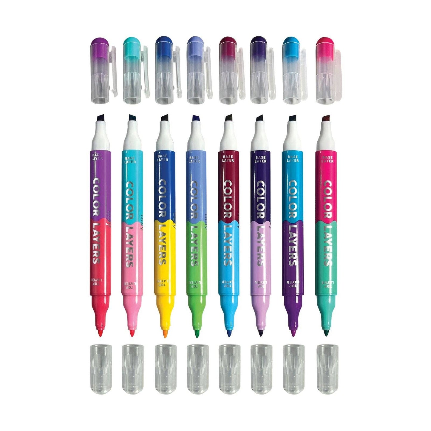 Color Layers: Double-Ended Layering Markers (Set of 8 / 16 C