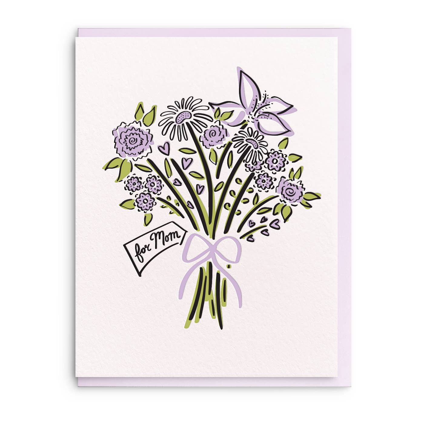 For Mom Letterpress Mother's Day Card