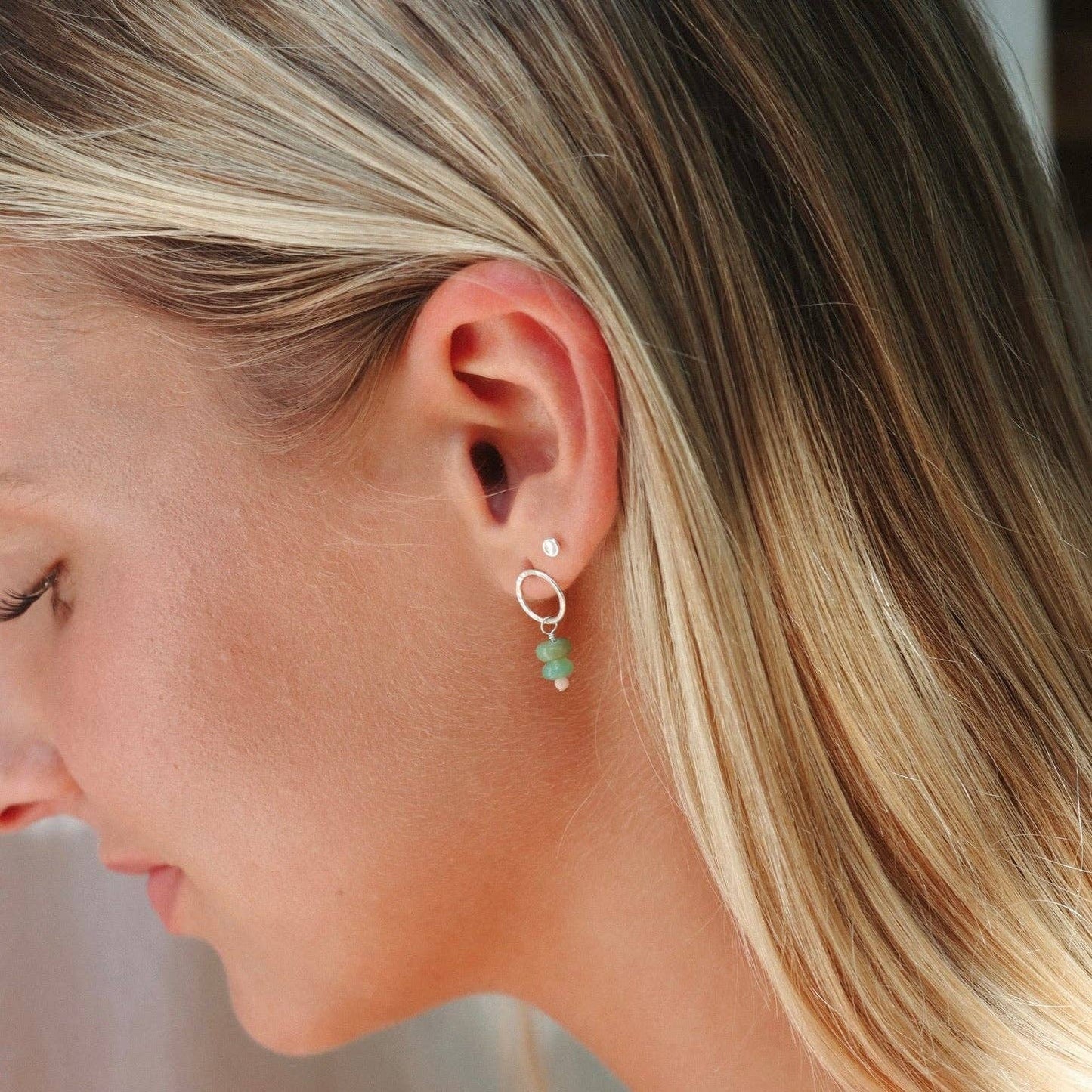 Isla Studs: Sterling Silver