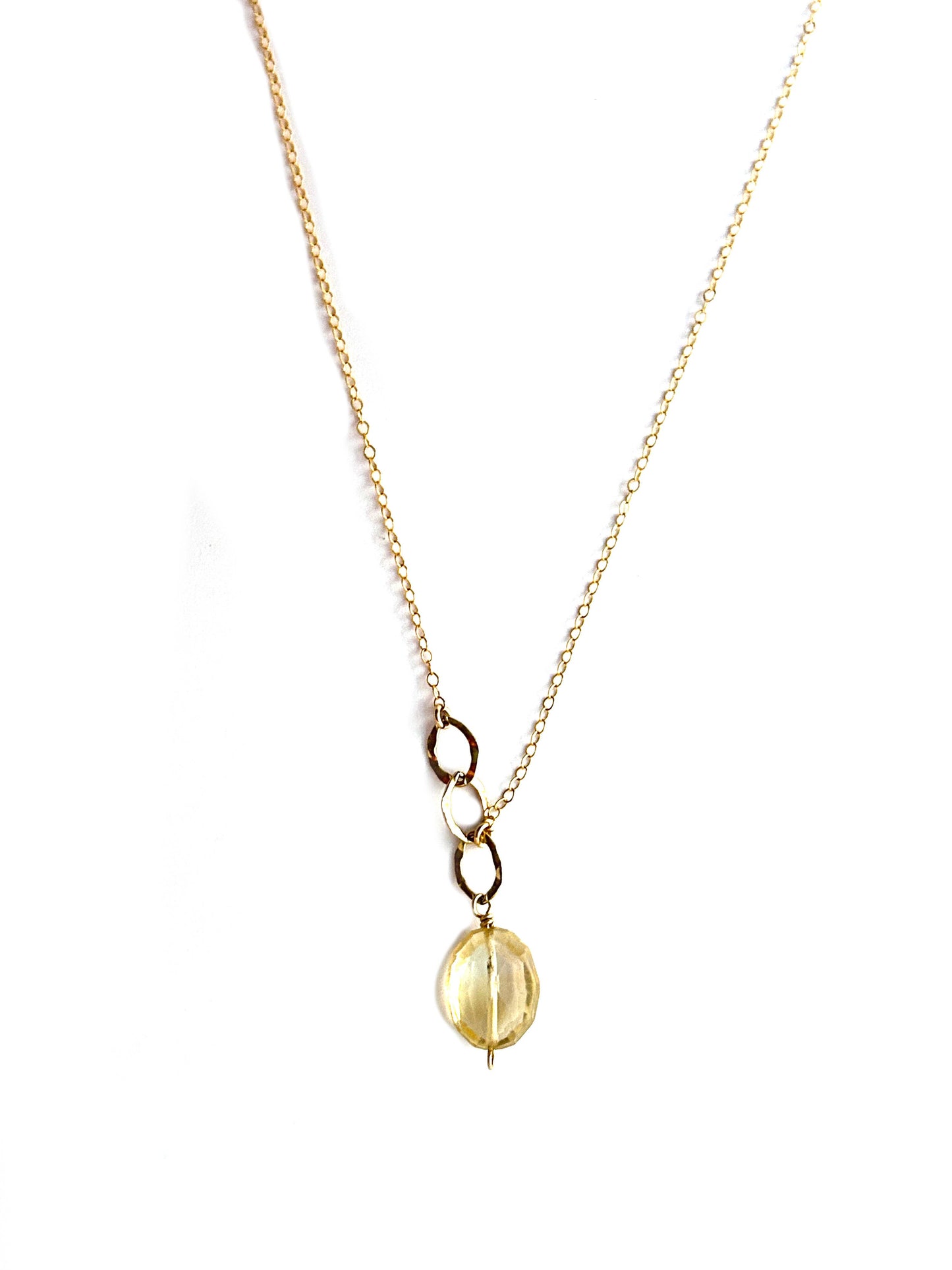 Avendale Necklace | Citrine Nugget