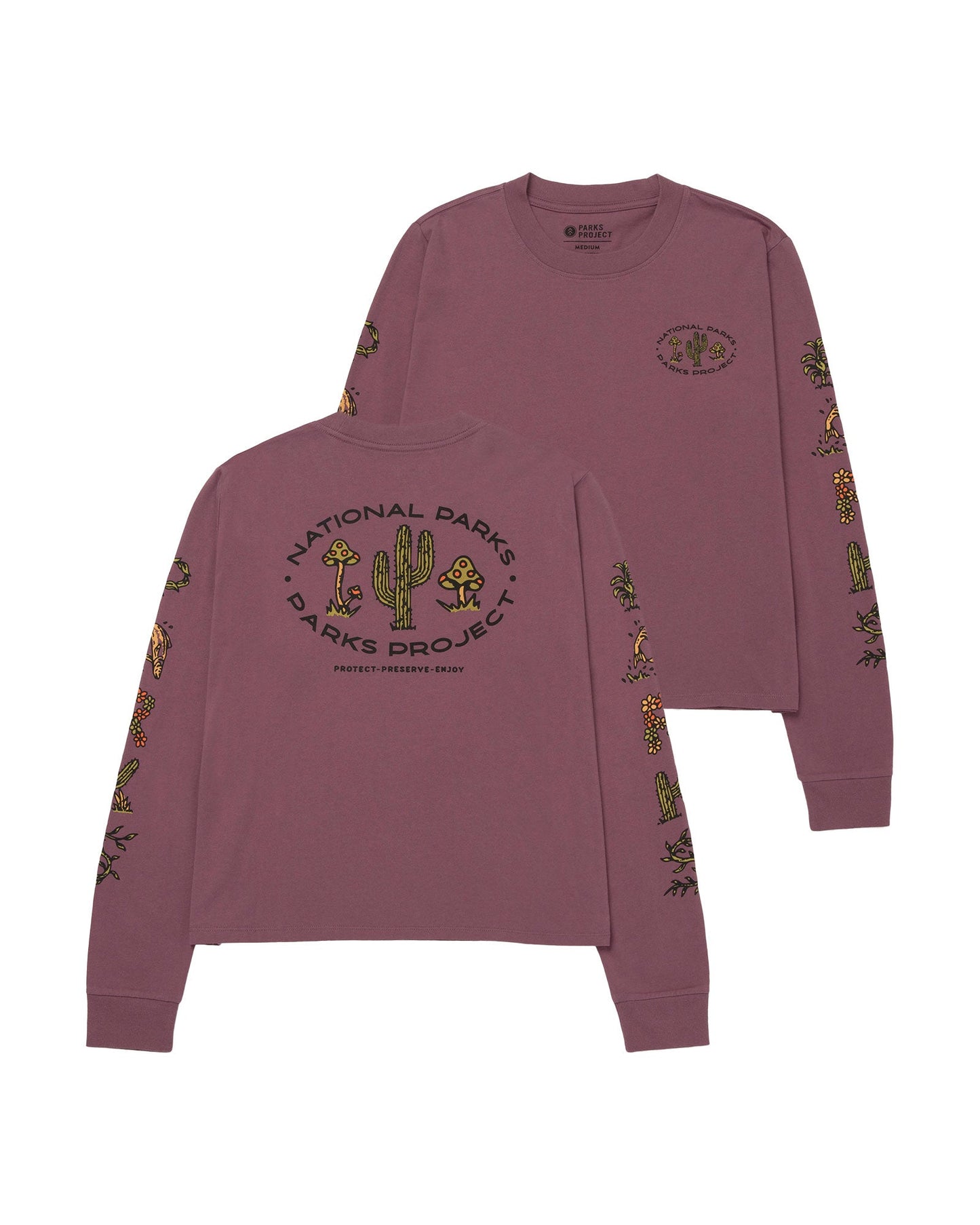 90s Doodle Boxy Long Sleeve Tee