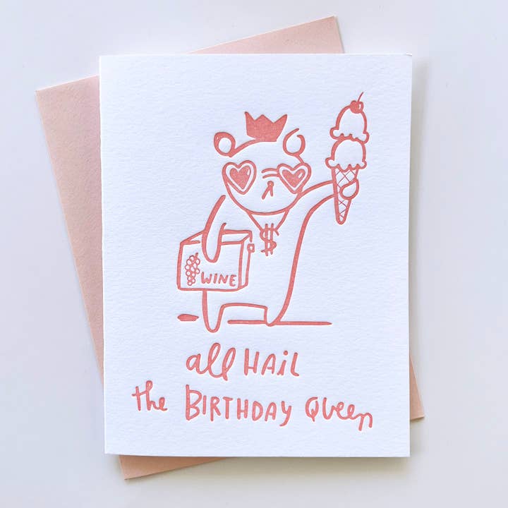 Queen Birthday Card