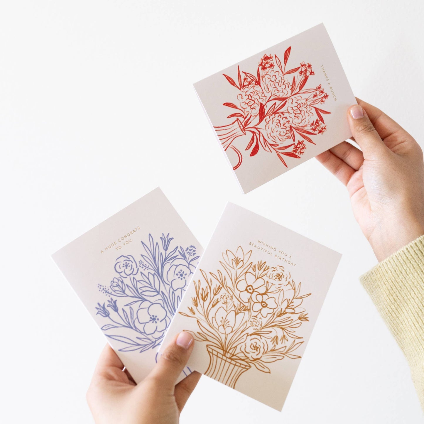 Thanks Bunch Bouquet Card