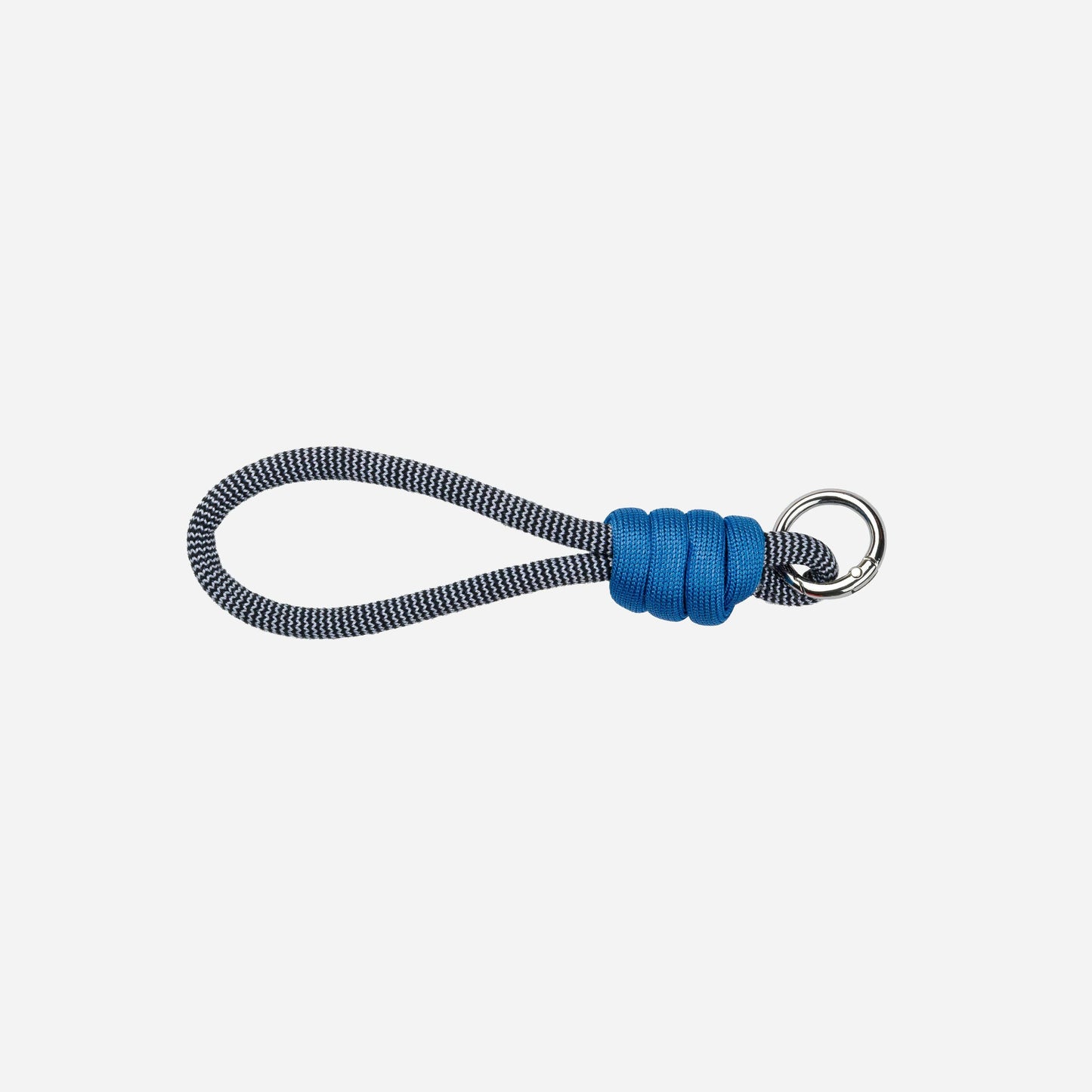Colorblock Loop Keychain | Black