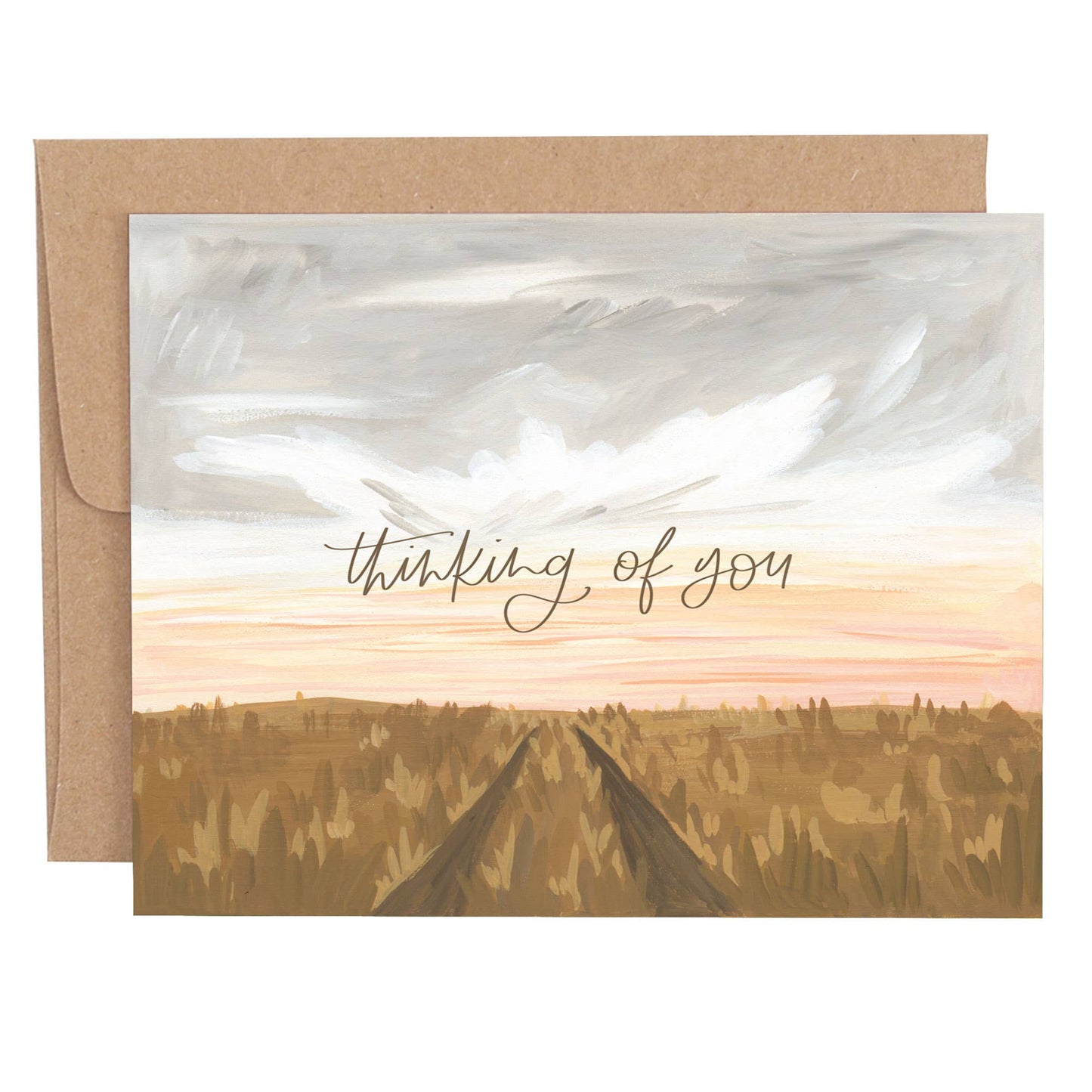 Winter Sunrise Sympathy Card