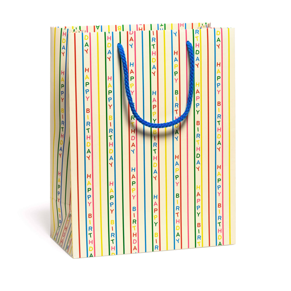 Birthday Stripes gift bags: Medium
