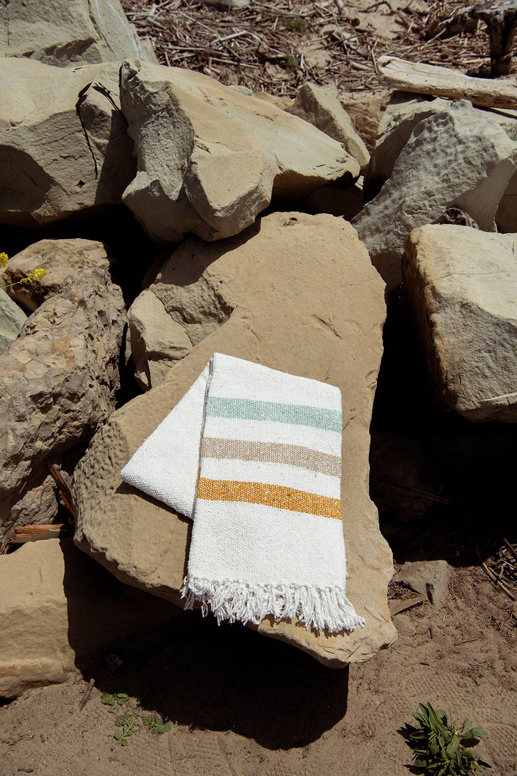 Sol - RECYCLED THROW BLANKET - Summer Beach Throw