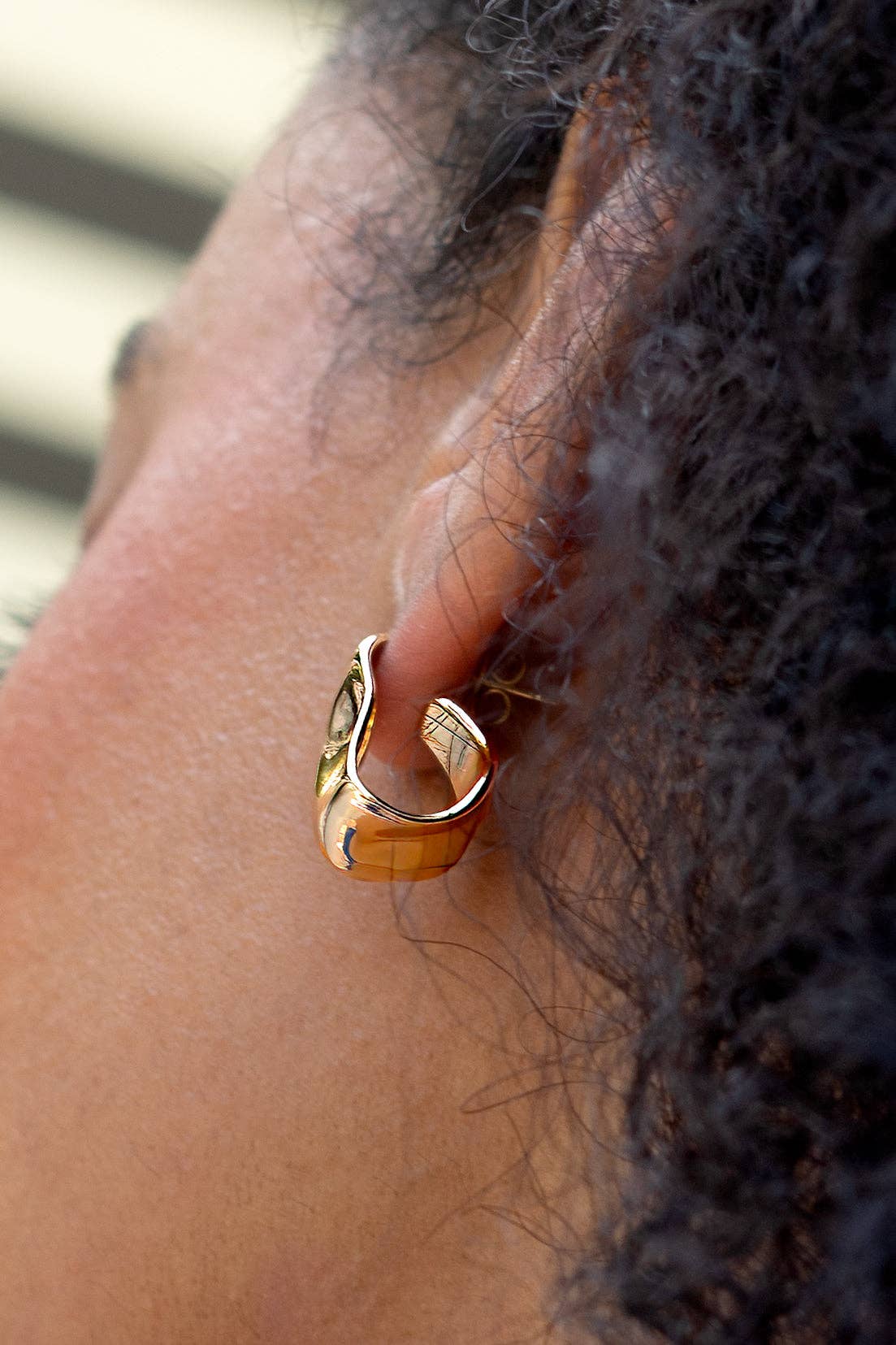 Chloe Hoops: Gold