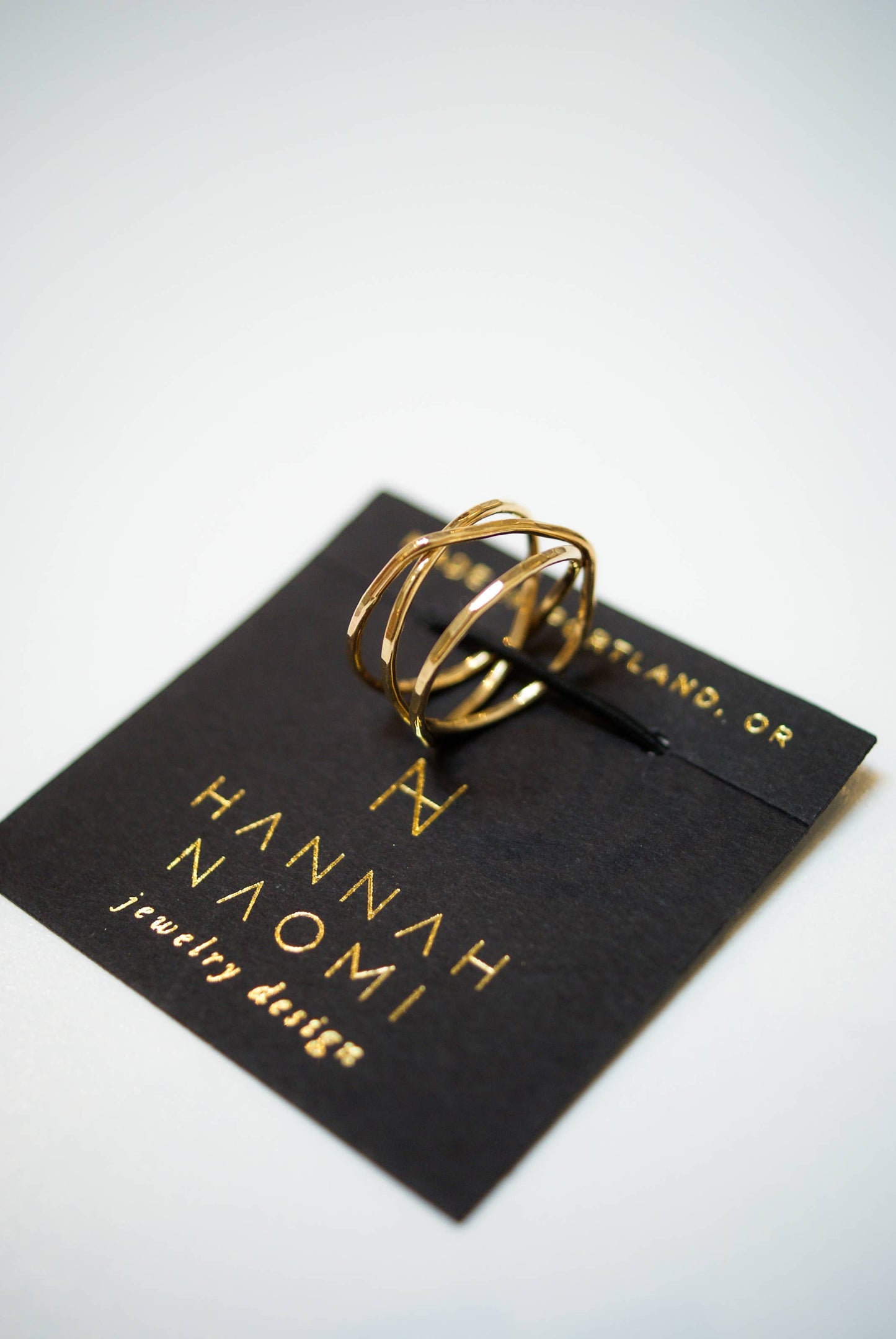 Smooth Small Thin Wraparound Ring | 14K Gold Fill | 7