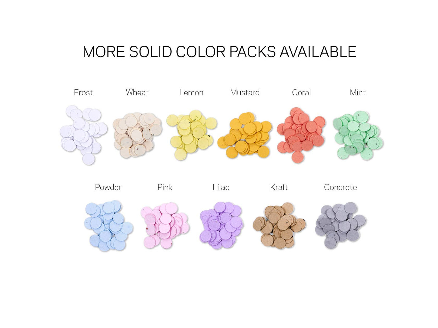 Wildflower Seed Confetti - Wheat/Mustard/Kraft