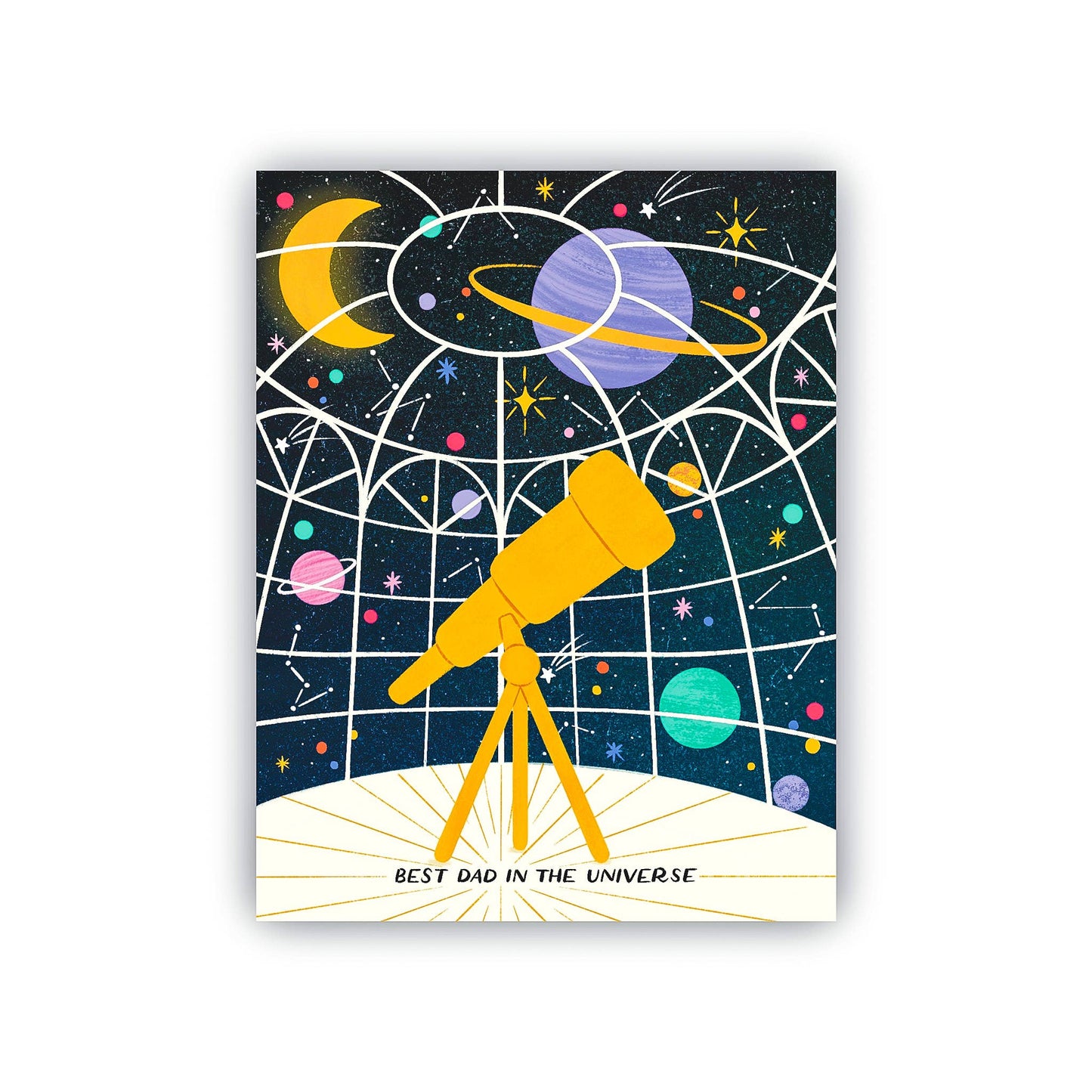 Father's Day Best Dad in the Universe Card