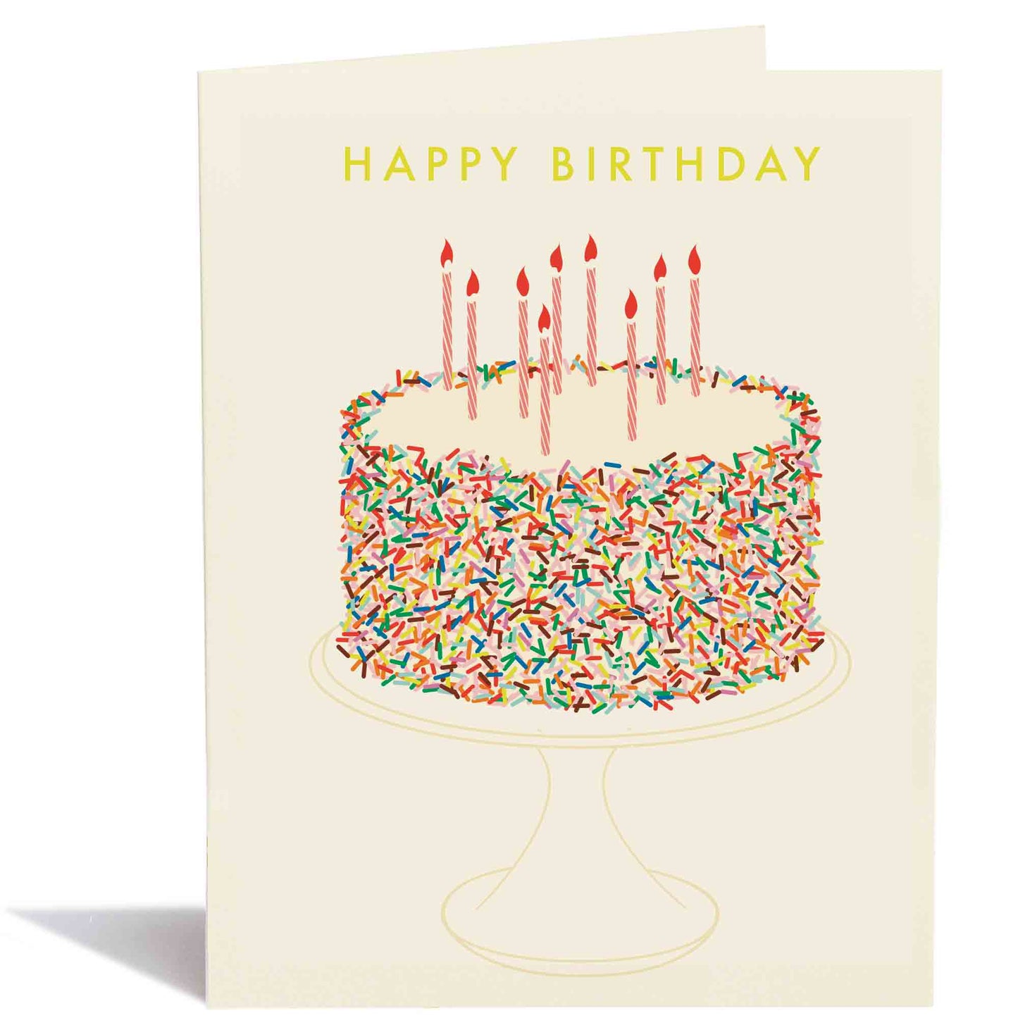 Birthday Sprinkle Cake Card
