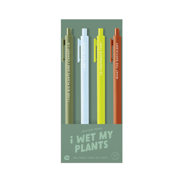Jotter 4 Pack | I Wet My Plants