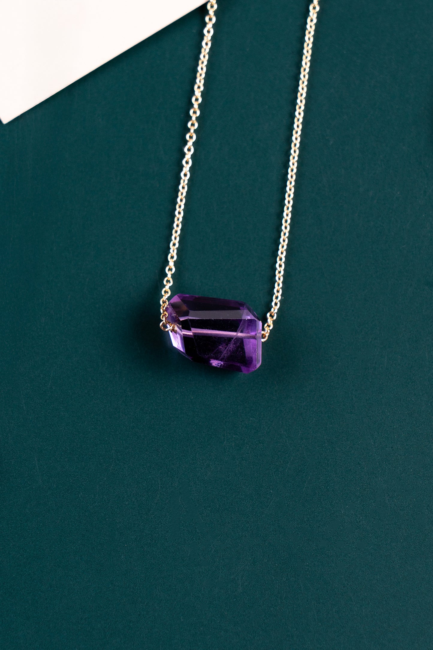 Amethyst Nugget Necklace | GF