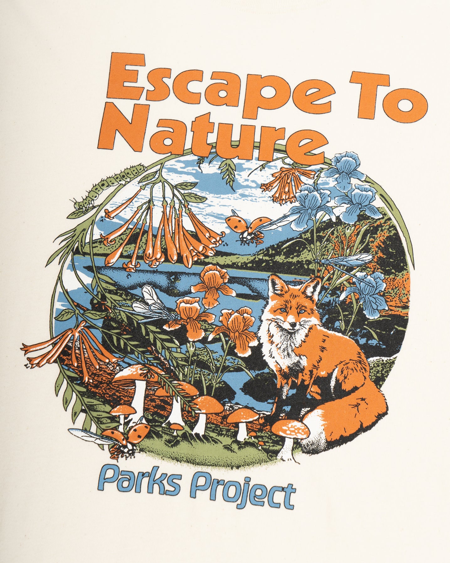 Escape To Nature Fox Long Sleeve Tee