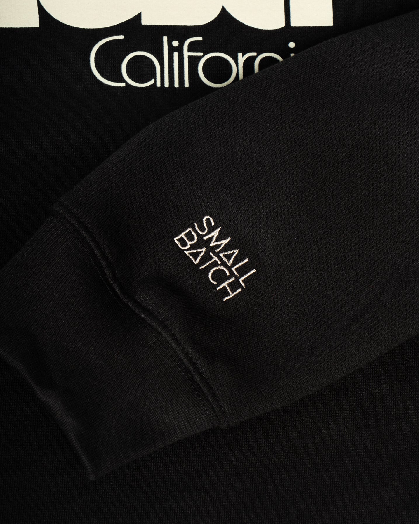 Small Batch Heavyweight La Mesa Crewneck | Vintage Black