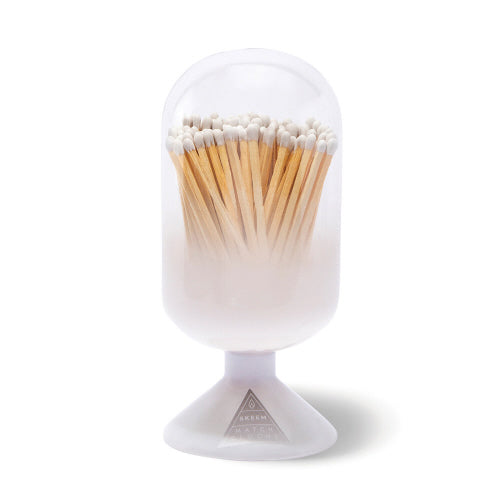 Cloud Match Cloche w/ White-tipped Matches
