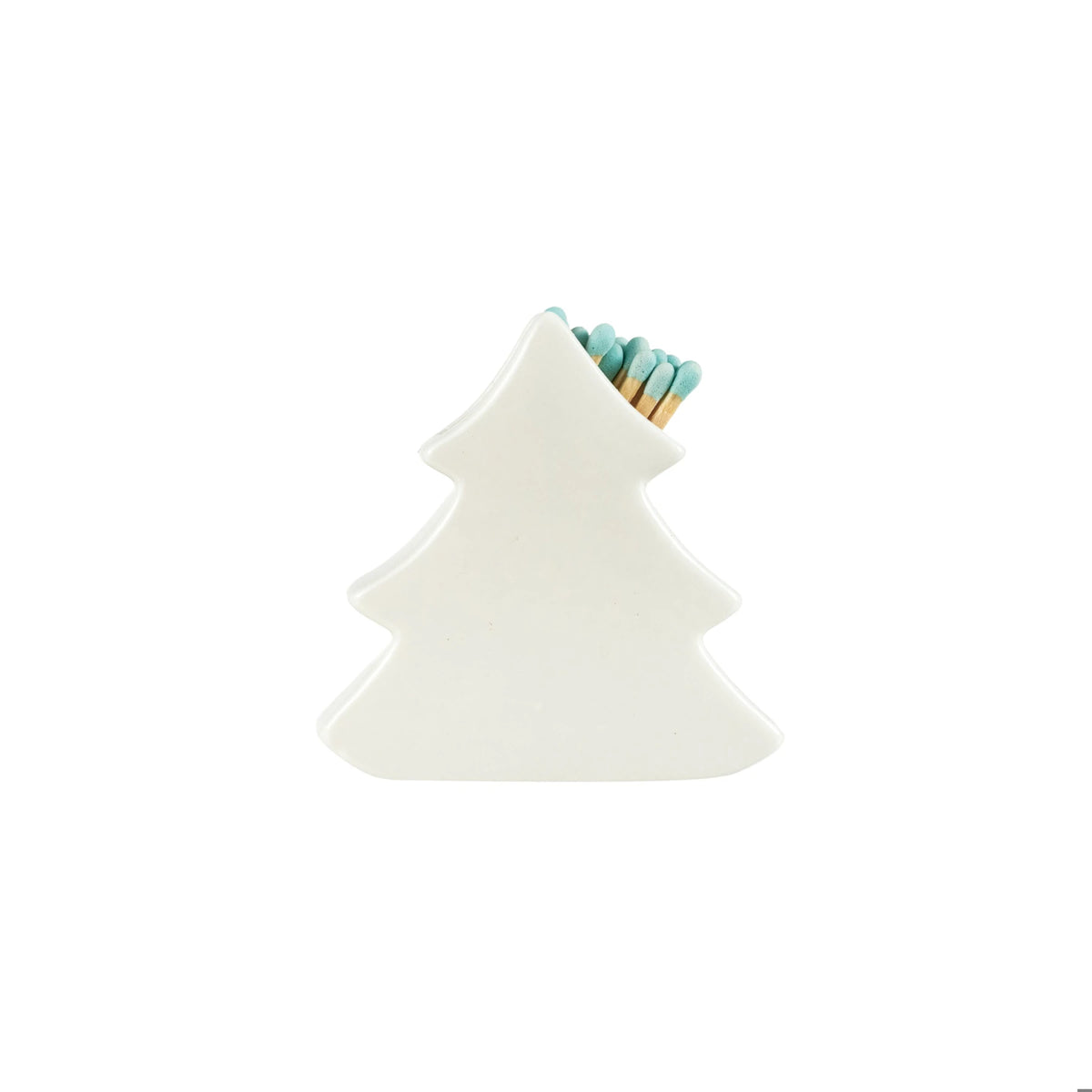 Stoneware Tree Match Holder