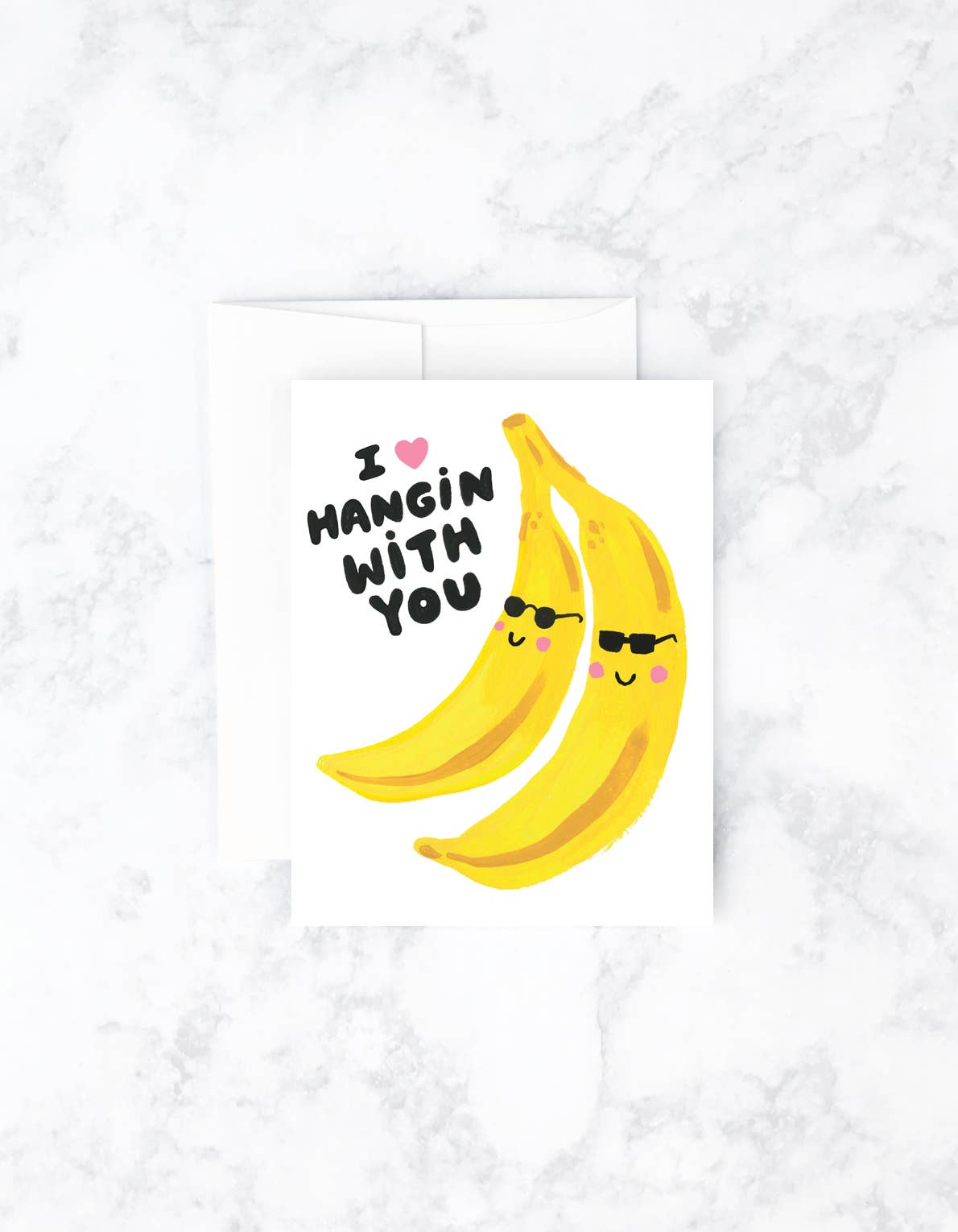 Banana Hangs Love & Friendship Card