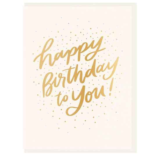 Birthday Burst - Foil Birthday Greeting Card