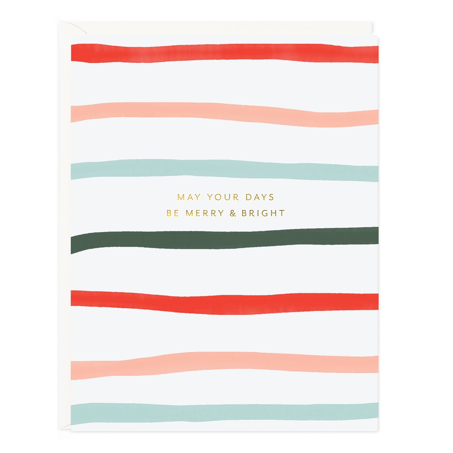 Merry & Bright Stripes Card