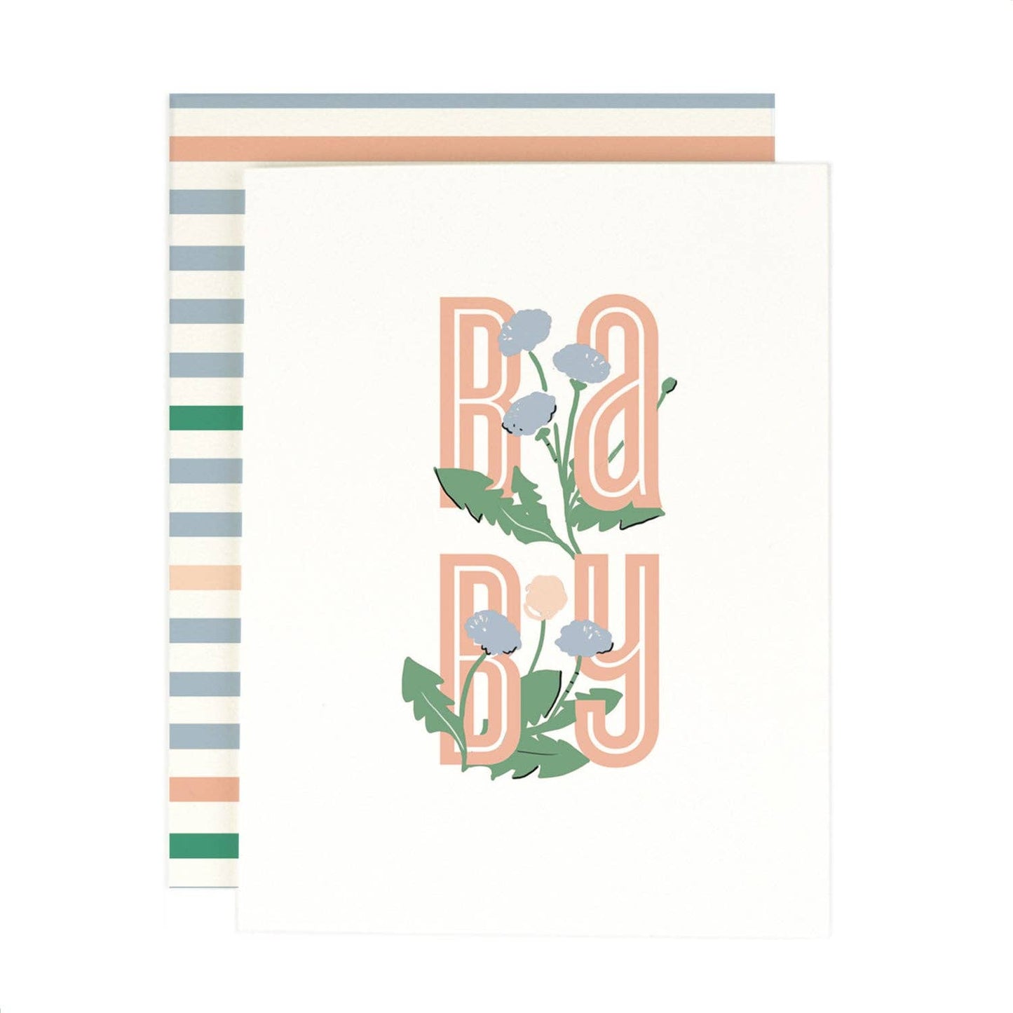 Baby Lettered Baby Card