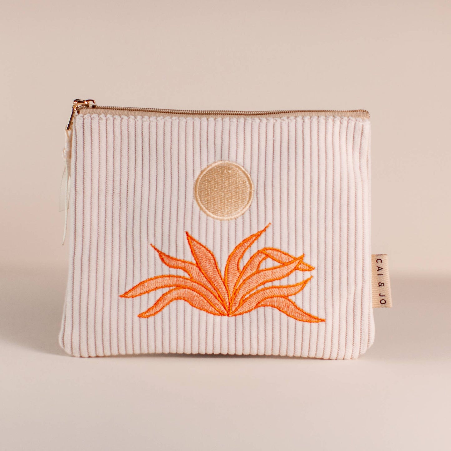 Agave Pouch in Stone