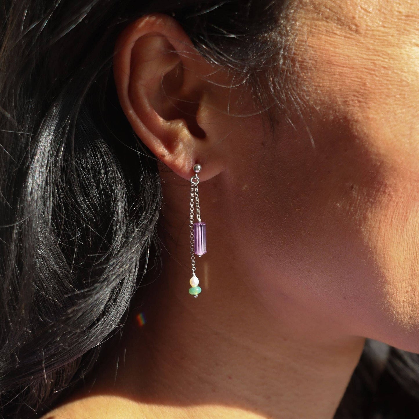 Iris Drop Earrings I 14k Gold Fill