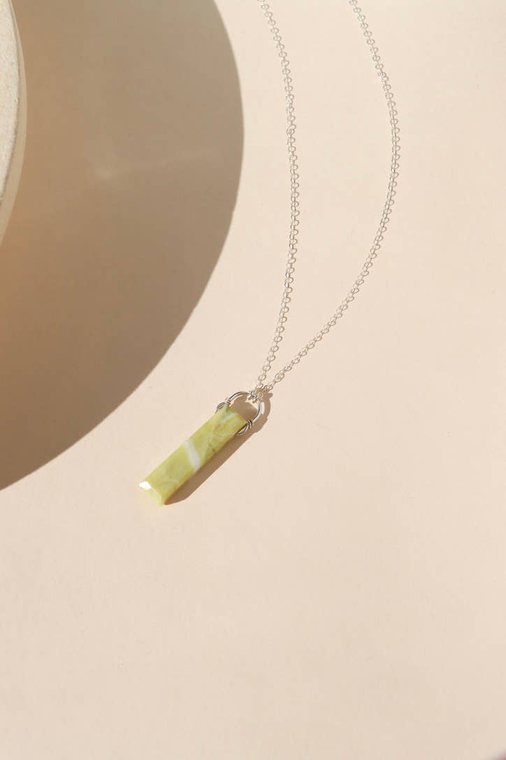 Serpentine Pendant I  14k Gold Fill / 18"