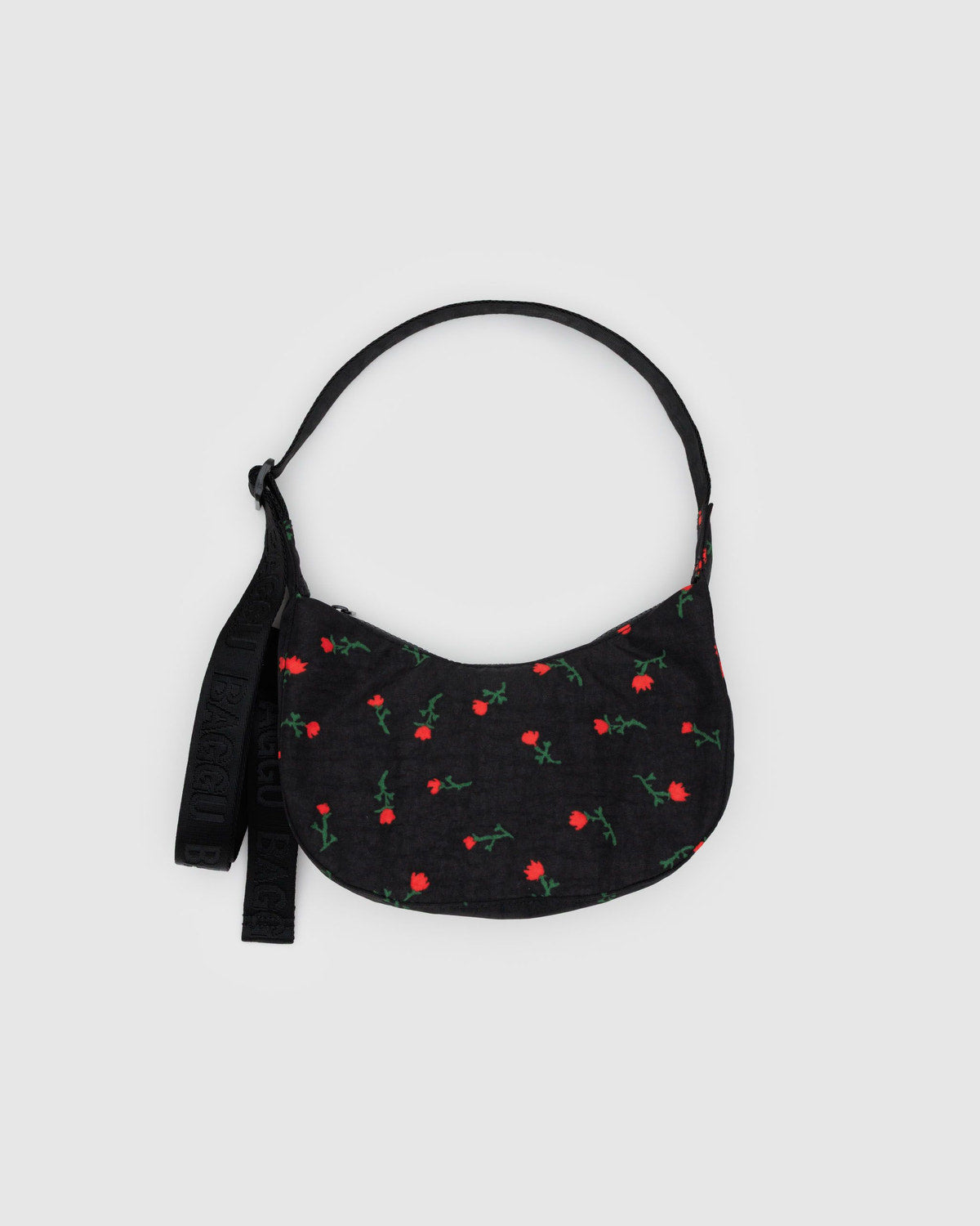 Small Nylon Crescent Bag | Painted Wildflower