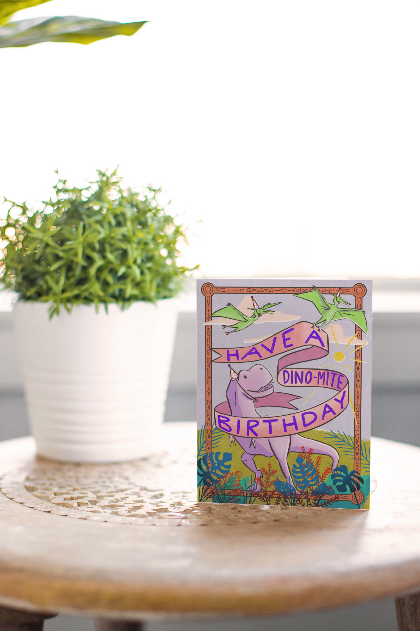 Have A Dino-Mite Birthday Greeting Card