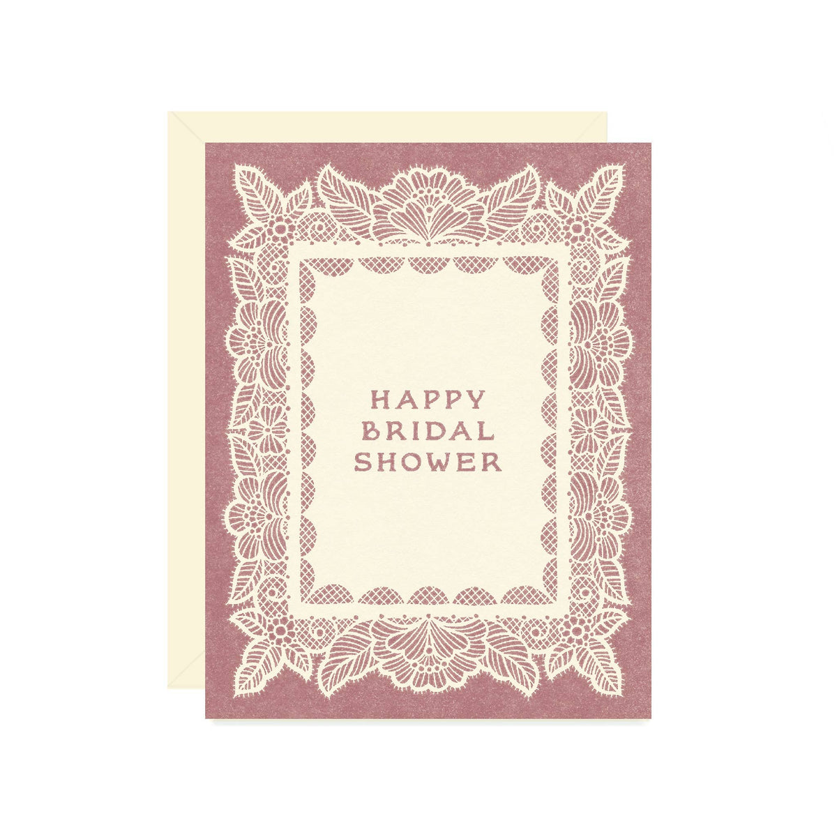 Bridal Shower Lace Card