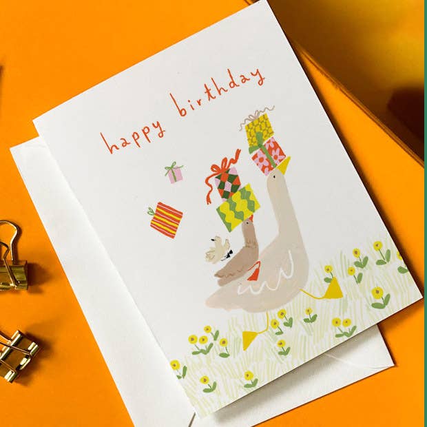 Duck Delivery Birthday – Cute Animal Birthday Card