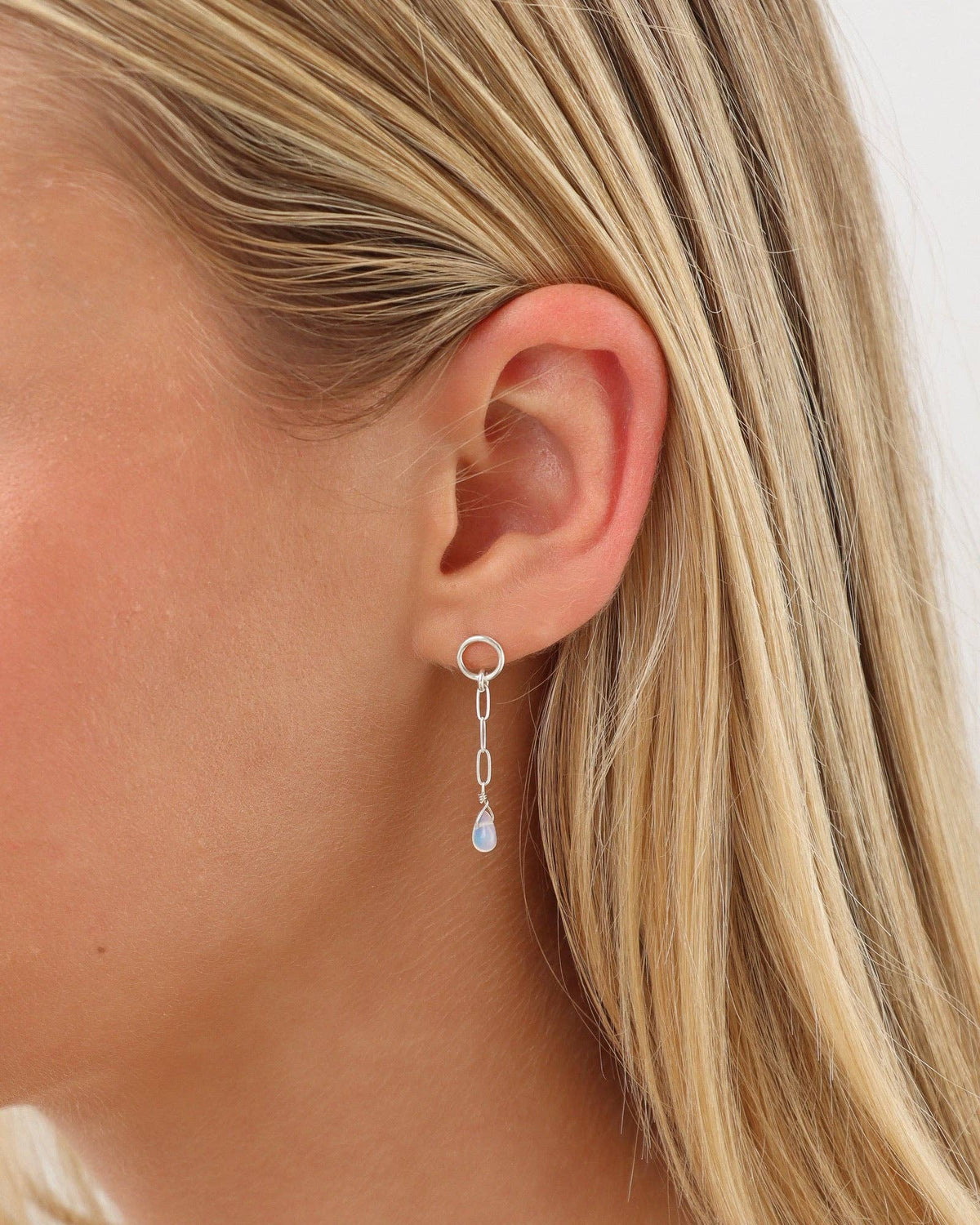 Opal Teardrop Studs | Earrings | Gemstone: 14k Gold Fill