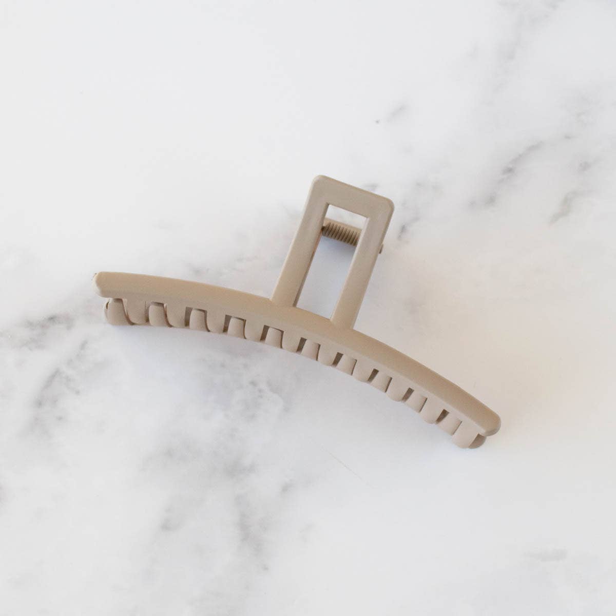 Matte Ader Hair Claw Clip: Rust