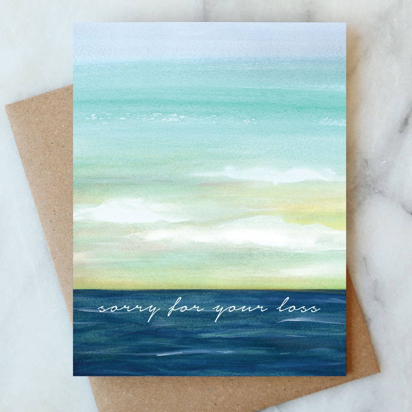 Ocean Sorry for Your Loss Sympathy Card