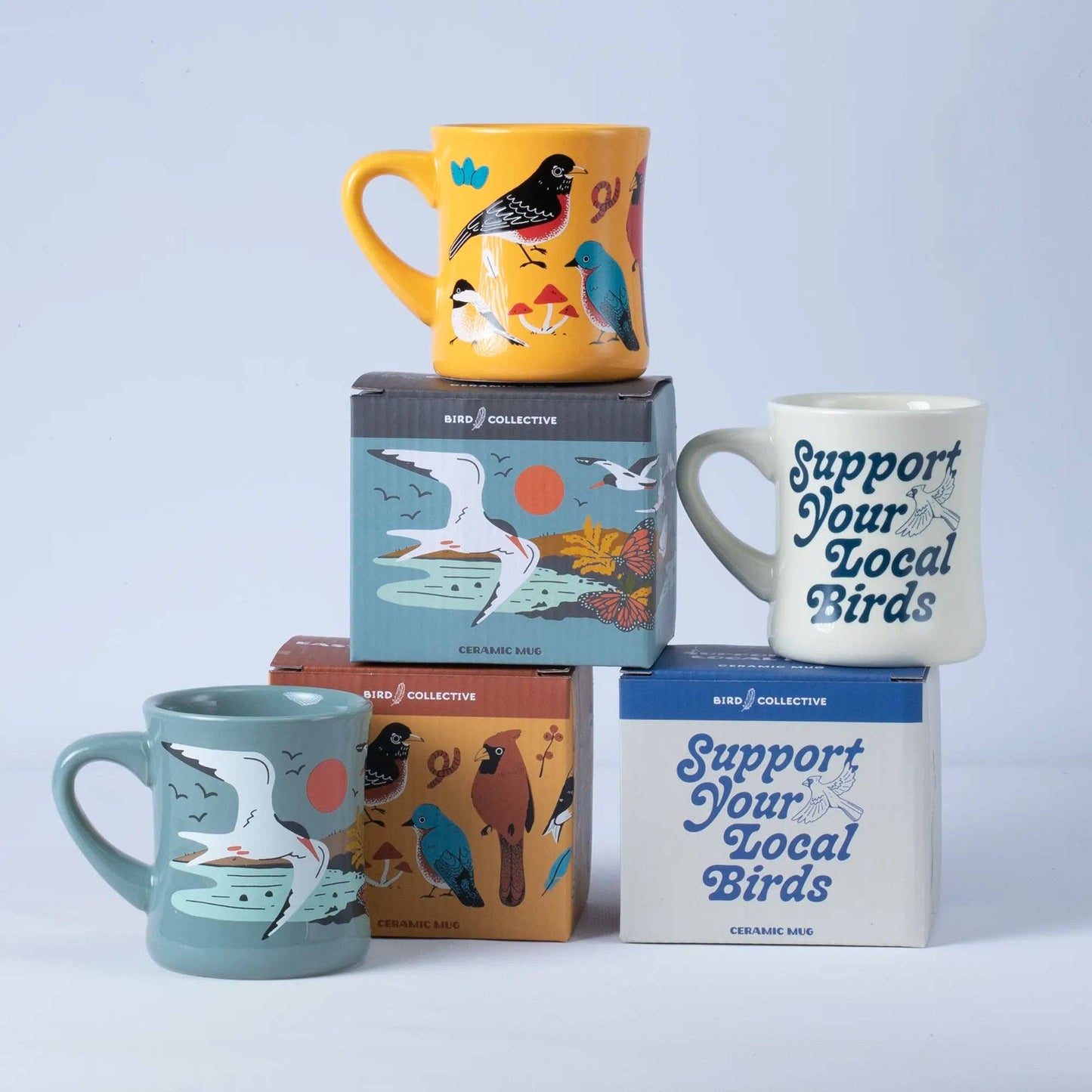 Eastern Backyard Birds Ceramic Mug