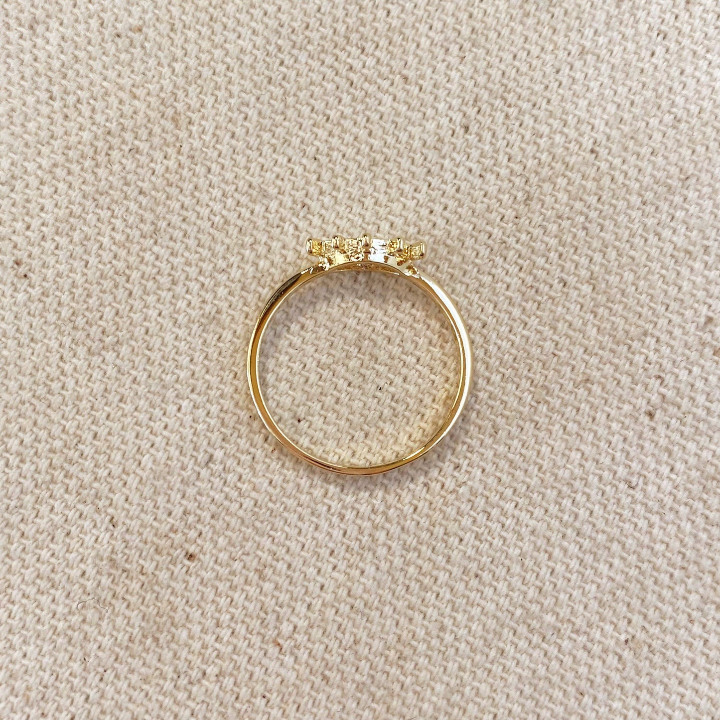 18k Gold Filled Dainty Eye Ring | 6